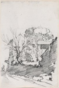 Huse ved siden af en vej i Italien