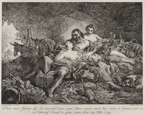 Lot og hans døtre, 1748