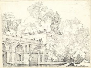 Fiskedammen og Villa Madama