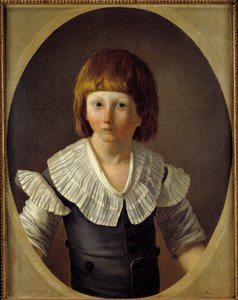 Portræt af Ludvig XVII (1785-1795) ved tempelfængslet Maleri af Joseph Marie Vien den unge (1762-1848) 1793 Søn. 0,6x0,48 m Paris, Musee Carnavalet