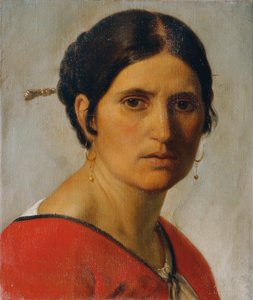 italiensk bondekone af Joseph Mathias von Trenkwald