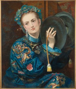 En kvinde i et orientalsk kostume, 1866 af Joseph Middleton Jopling