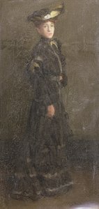 Parisian Lady (olie på lærred)