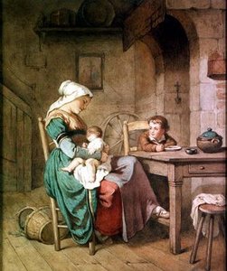 Interiør i et schweizisk sommerhus af Joseph Murray Ince