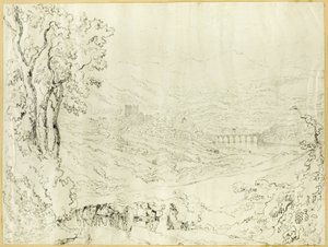 By og Castle of Hay af Joseph Murray Ince