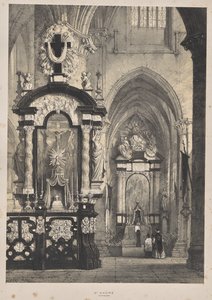 Middelalderens arkitektur: St. Andre, Antwerpen af Joseph Nash