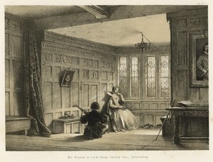 Karnap i spisestuen, Haddon Hall, Derbyshire