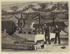 Jul i Marmorahavet, messdækket på HMS Achilles venter på inspektion
