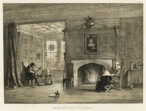Tegnestue, Haddon Hall, Derbyshire