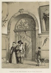 Indgang til Grand Staircase, Holland House, Kensington
