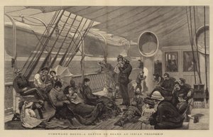 Homeward Bound, en skitse om bord på et indisk troppeskib