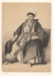 Portræt af Abram Jacob Messir af Joseph Nash