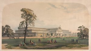Krystalpaladset, ca. 1850. af Joseph Nash