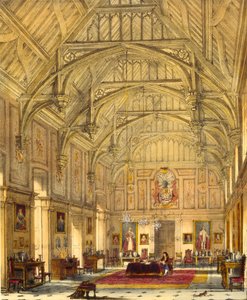 The Grand Hall, Biddington, Surrey, 1600, fra 