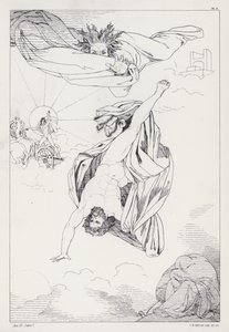 Shelleys Prometheus Ubundet, Akt III, Scene 1 af Joseph Noel after Paton
