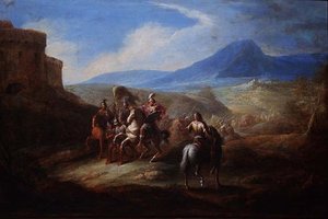 Kavaleriet og deres fanger af Joseph Parrocel