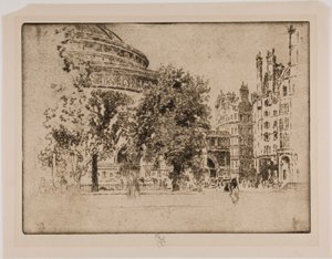 Albert Hall, London af Joseph Pennell