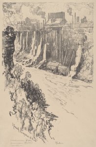 Amerikansk Tivoli af Joseph Pennell