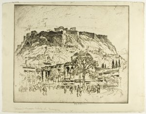 Gamle, middelalderlige og moderne Athen, moskeen af Joseph Pennell