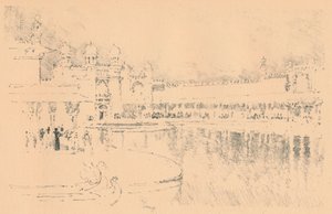 Auto-litografi af J. Pennell, c1877-1898, 1898