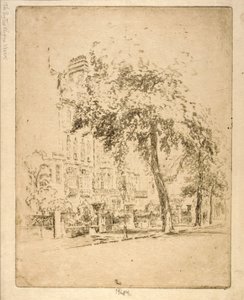 Big Tree - Cheyne Walk af Joseph Pennell