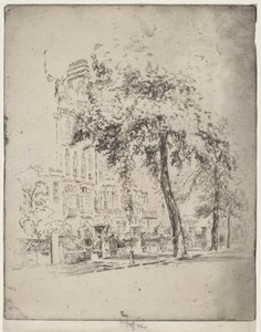 Big Tree, Cheyne Walk af Joseph Pennell