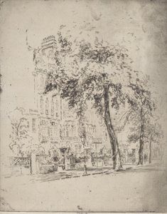 Big Tree, Cheyne Walk, 1906. af Joseph Pennell
