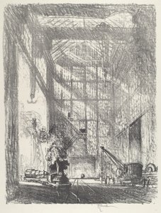Indbringelse af pistolen af Joseph Pennell