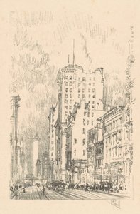 Broadway, Above Twenty-Third Street af Joseph Pennell