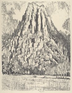 Støtteben, Yosemite af Joseph Pennell