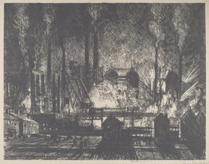 Skifter, Charleroi af Joseph Pennell