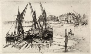 Chelsea, nr. 1, 1886. af Joseph Pennell