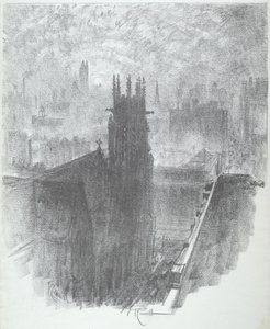 Christ Church, St. Louis af Joseph Pennell