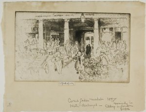 Covent Garden af Joseph Pennell