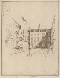 Cowley Street, Westminster af Joseph Pennell