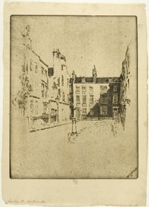 Cowley Street, Westminster af Joseph Pennell