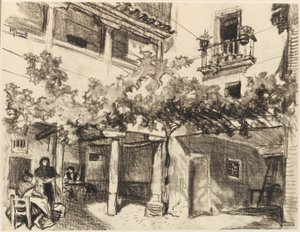 Dejlige billeder af husligt liv, Alcalá af Joseph Pennell