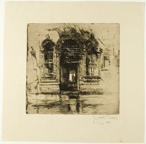 Døråbning, Venedig af Joseph Pennell