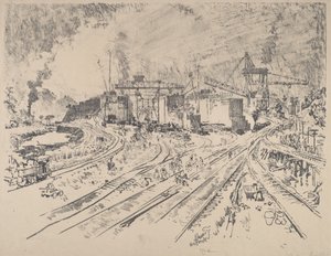 Tidlig morgen, Miraflores af Joseph Pennell