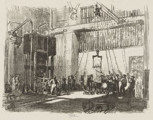 Engelsk krigsarbejde: Bottling the Big Shell af Joseph Pennell