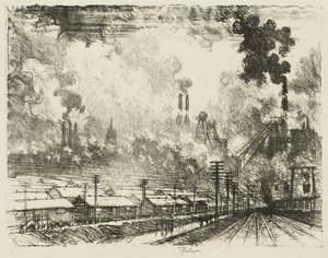 Engelsk krigsarbejde: Kulminerne af Joseph Pennell