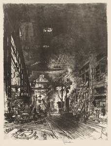 Engelsk War Work: Within the Furnaces af Joseph Pennell