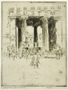 Euston af Joseph Pennell