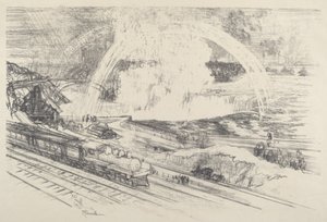 Falls Station, Niagara af Joseph Pennell