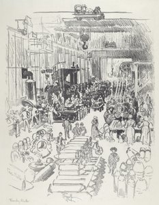 Efterbehandling af skaller, 1916. af Joseph Pennell