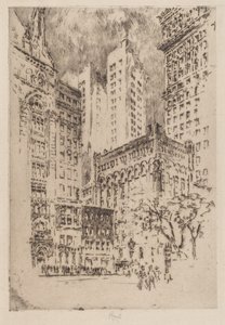 Fire-etagers hus af Joseph Pennell