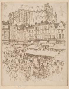 Place, Beauvais af Joseph Pennell