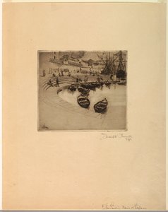 Landingsplads, Leghorn af Joseph Pennell