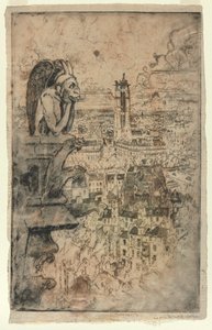 Le Stryge, 1893. af Joseph Pennell