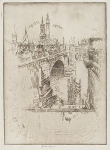 London Bridge Trapper af Joseph Pennell